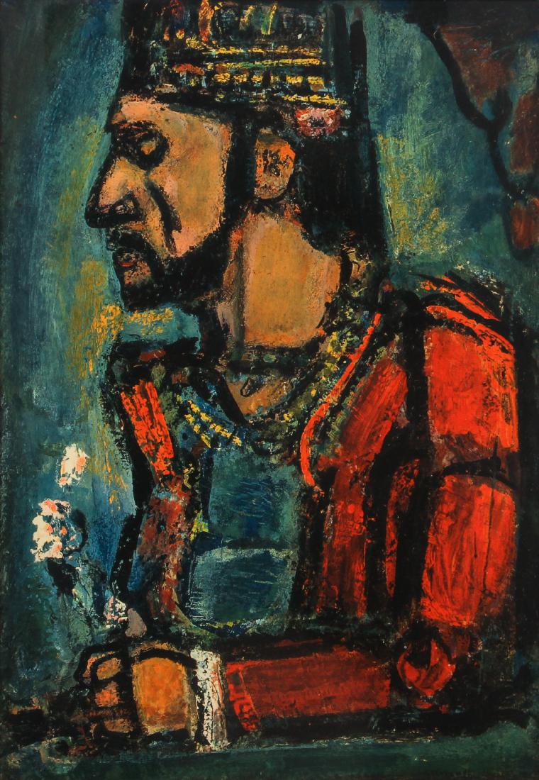 The Old King after Georges Rouault (1 of 4)