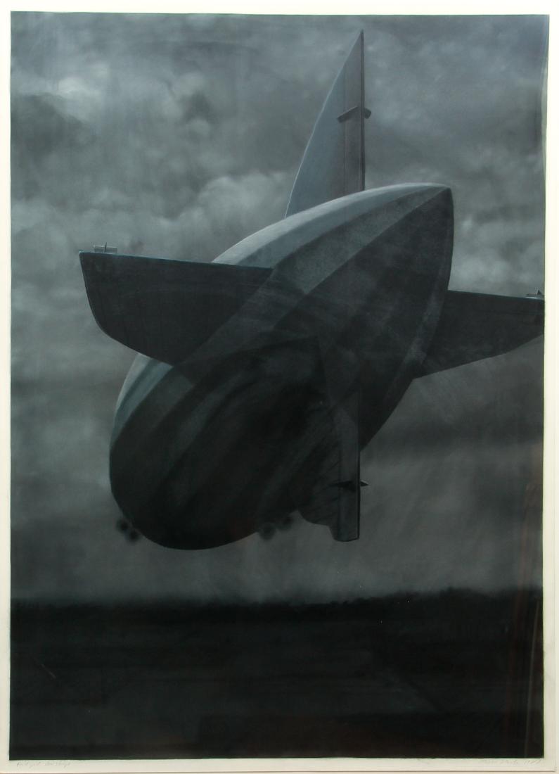 Mark Stock pastel and mixed media Rigid Airship (1 of 8)