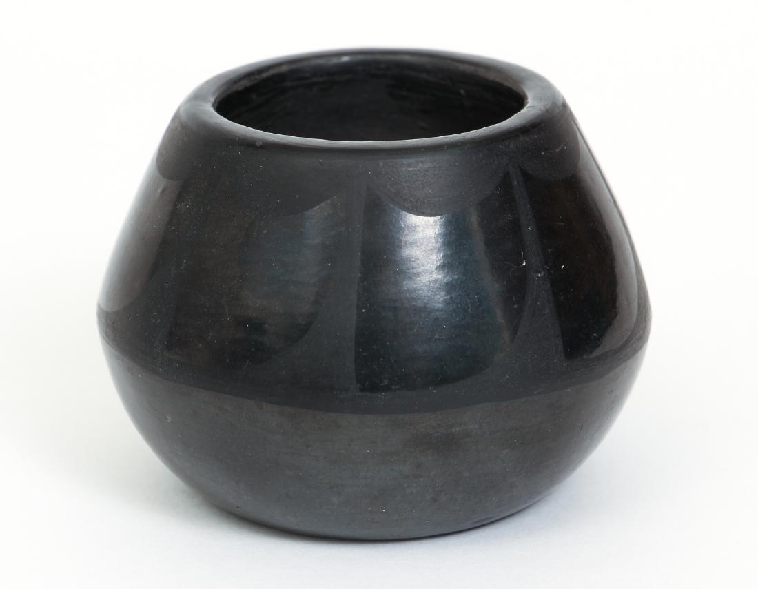 Marie Martinez Blackware Pottery Vase (1 of 3)