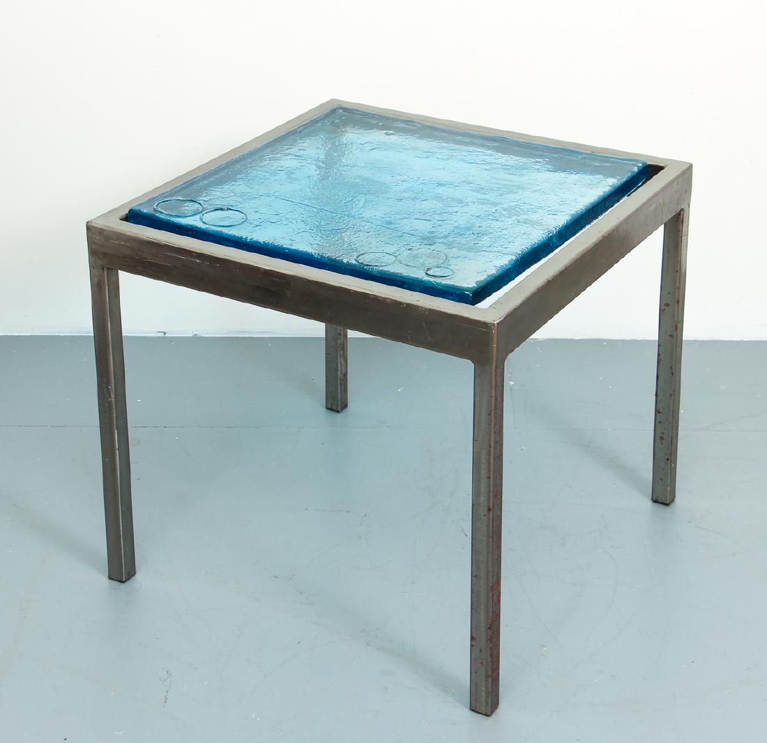 Dan LeDonne Float Glass side table (1 of 7)