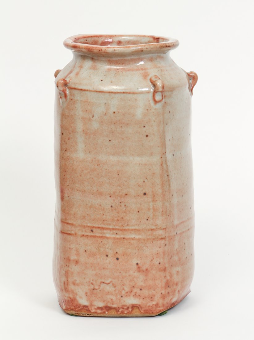 Warren Mackenzie Tall Vase with double studio stamp (1 of 7)