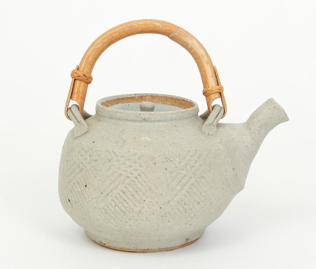 Warren Mackenzie Large Teapot with incised geometric (1 of 7)