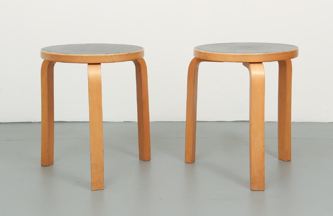 Two Stacking Alvar Aalto Stools (1 of 8)