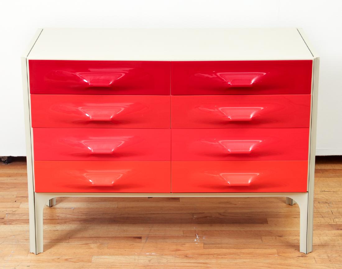 RAYMOND LOEWY DF 2000 chest with eight drawers (1 of 7)