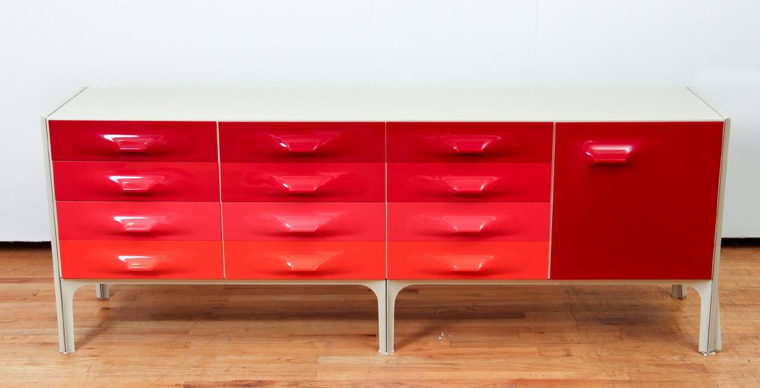 Raymond Loewy DF-2000 cabinet, by Doubinsky Freres (1 of 7)