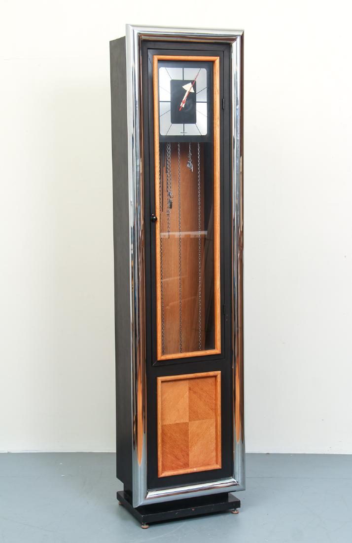 Howard Miller Smoked Lucite Grandfather Clock Circa S (1 of 8)