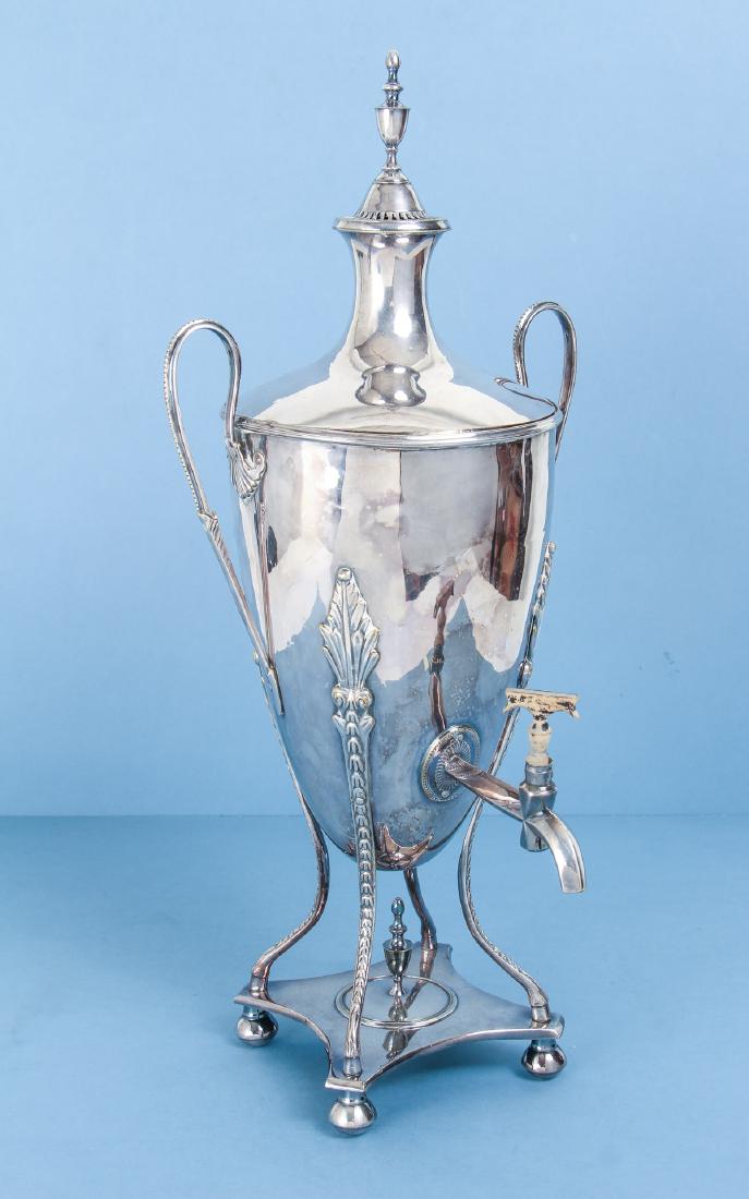 Victorian Silverplate Tea Urn (1 of 7)
