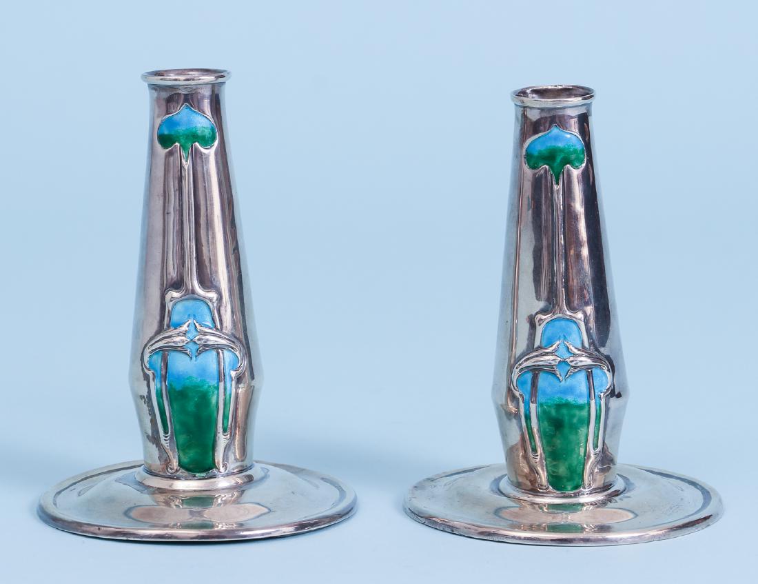 William Hutton English Arts and Crafts Candlesticks (1 of 8)