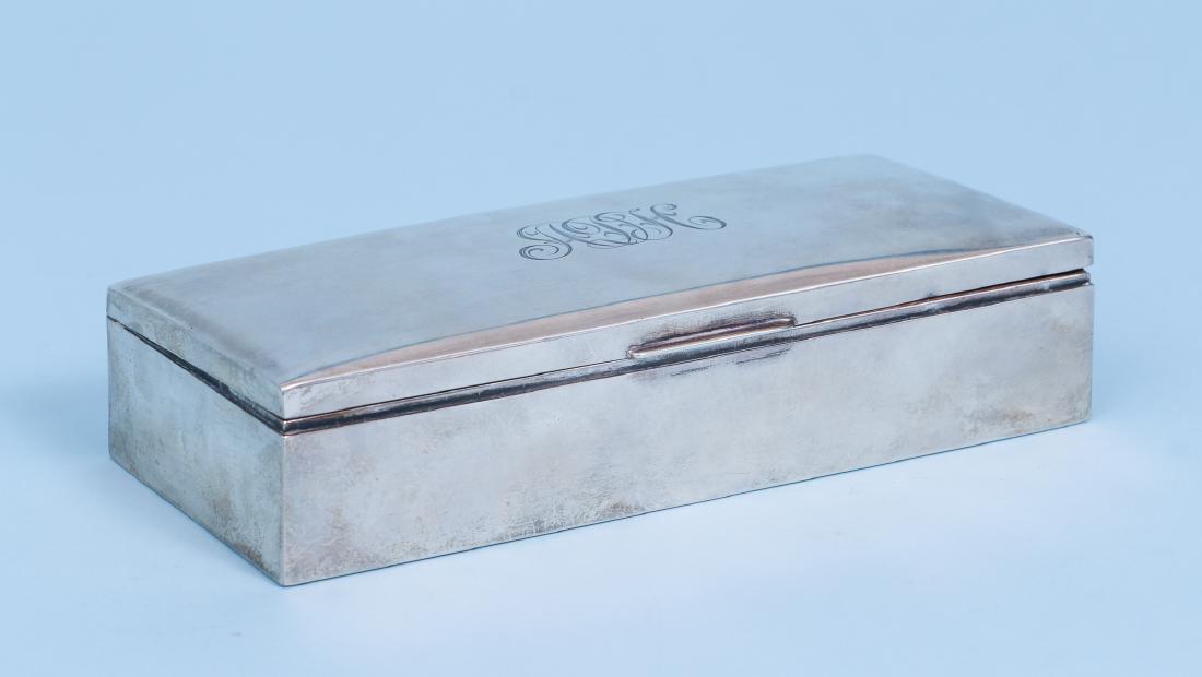 Hand Made Sterling Silver Desk Box (1 of 4)