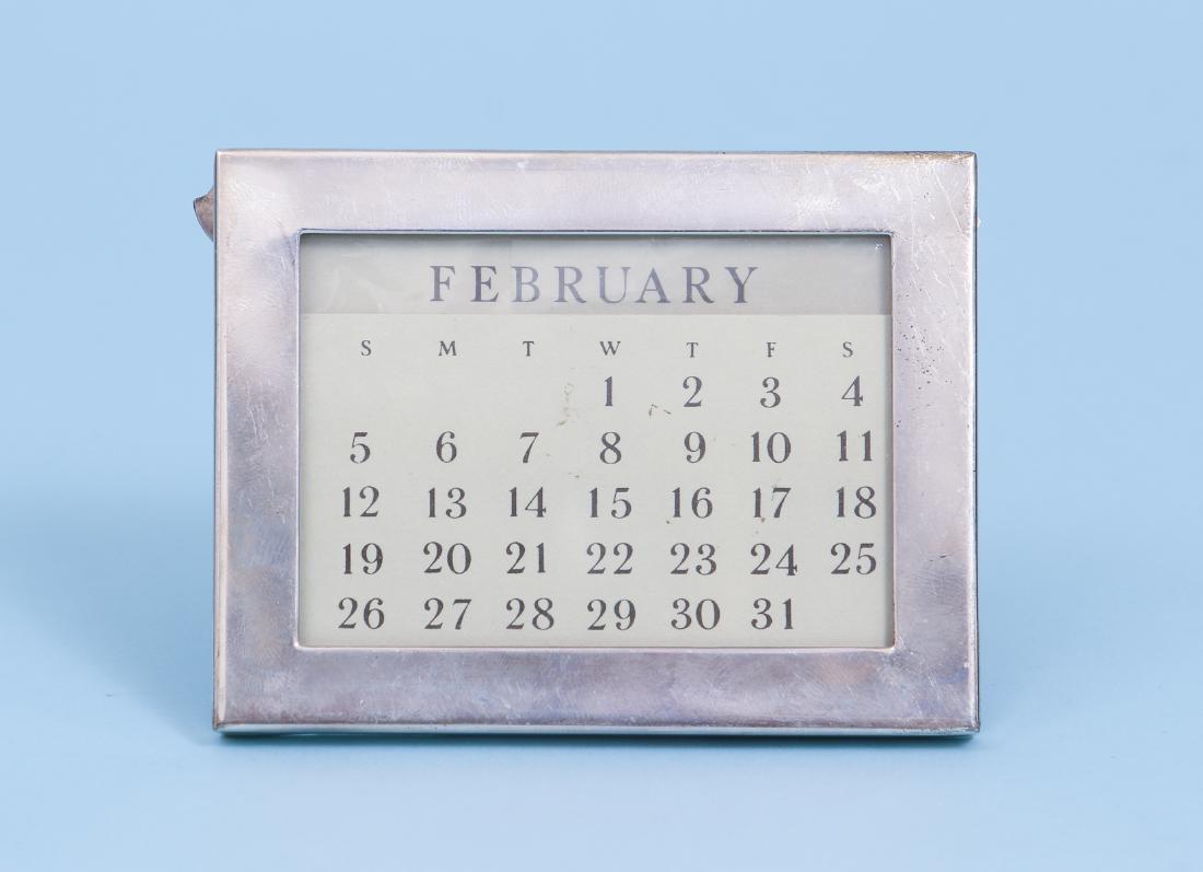 Tiffany and Company Sterling Silver Desk Calendar (1 of 4)