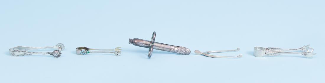 Assortment of Sterling Silver, Etc Tongs and Related (1 of 11)