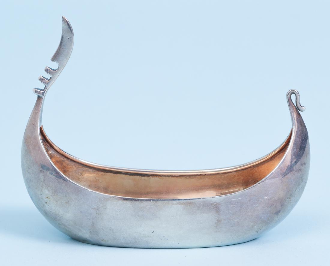 Durgin Sterling Silver Gondolier Boat Master Salt (1 of 6)