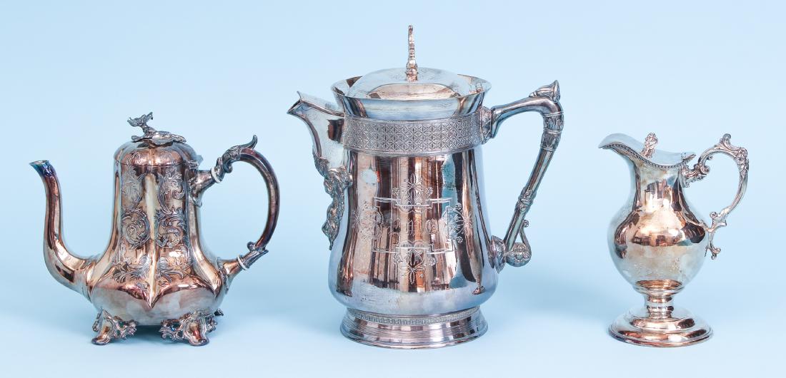 Three Pieces of Silverplate Hollowware (1 of 12)