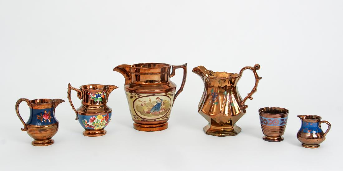 Six Pieces of Copper Luster (1 of 12)