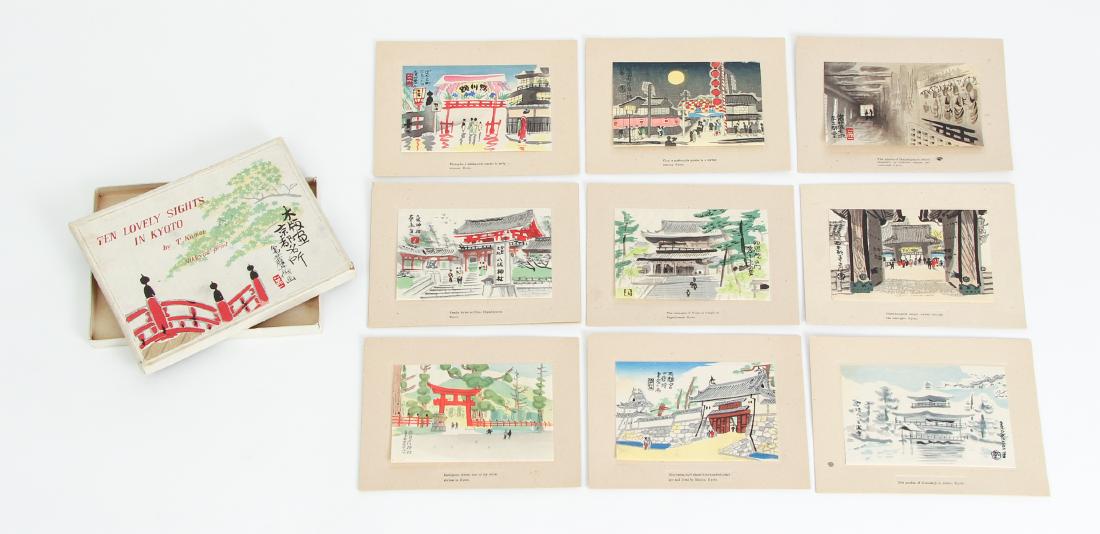 Ten Lovely Sights in Kyoto by Kamei with Nikkyo Prints (1 of 13)
