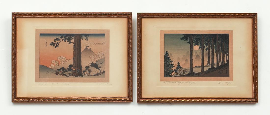 Two Small Japanese Woodblock Prints (1 of 11)