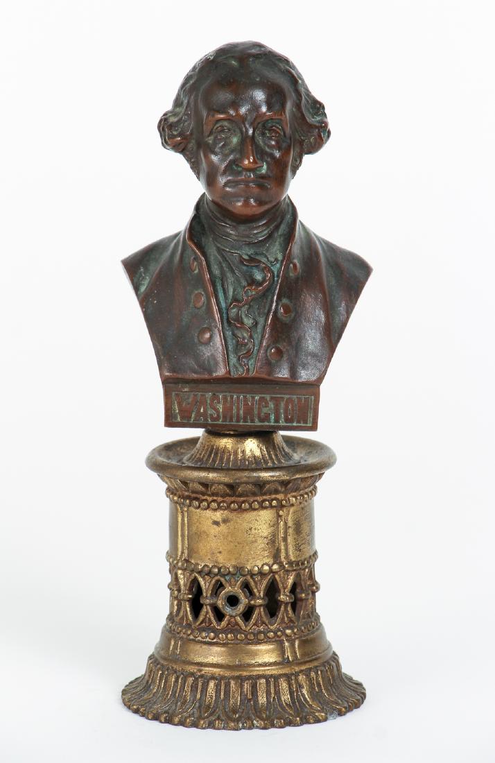 Hans Muller Bronze Bust of George Washington (1 of 7)