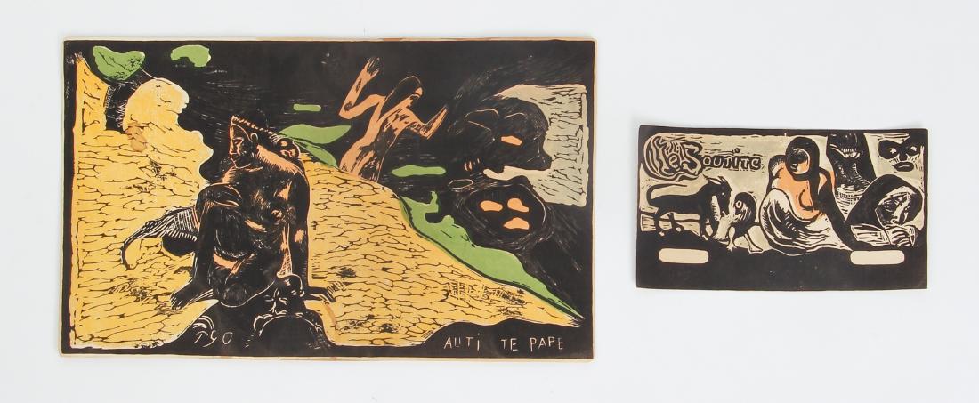 2 Paul Gauguin collotypes from books Noa Noa and Le (1 of 12)