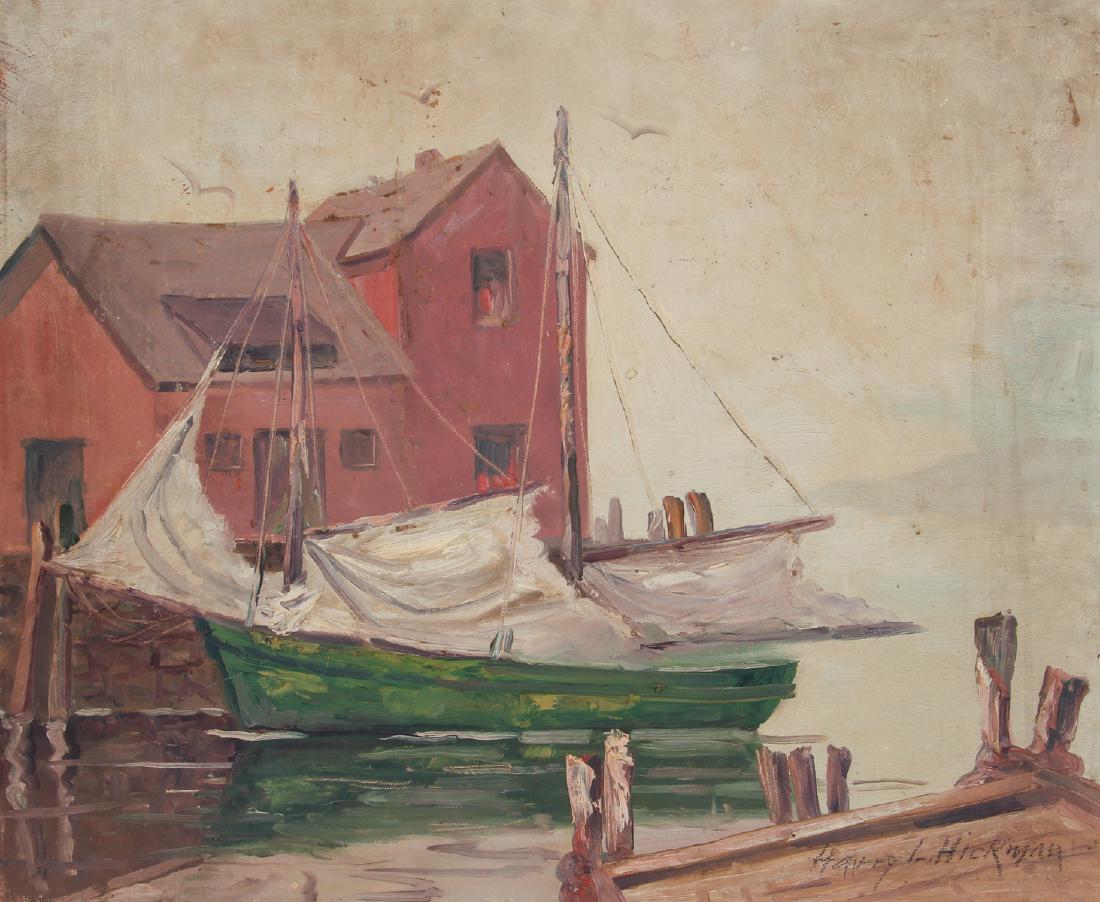 Harry Hickman oil Rockport Harbour (1 of 6)