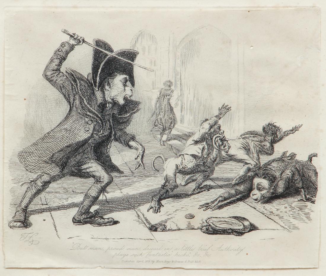 Thomas Landseer etching Monkeyana 1828 (1 of 9)