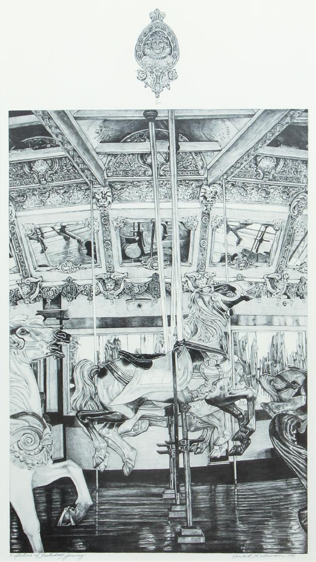 Howard Lieberman 1991 lithograph Reflections of (1 of 9)