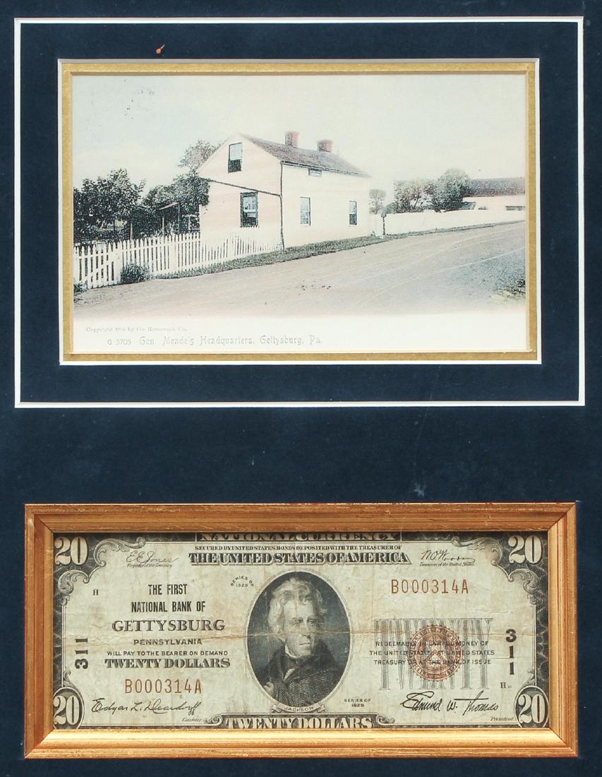 1929 Gettysburg First National Bank 20 Note