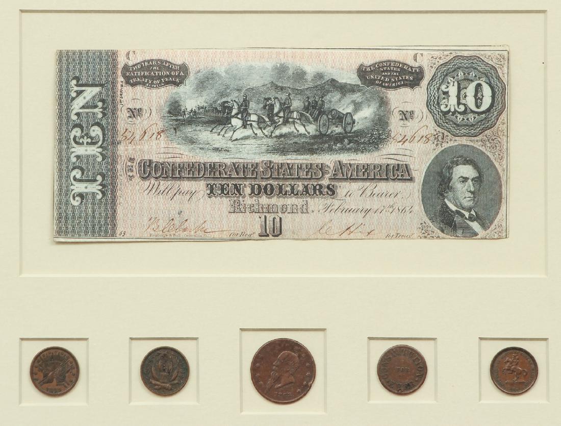 Group of Confederate Coins and Currency (1 of 7)
