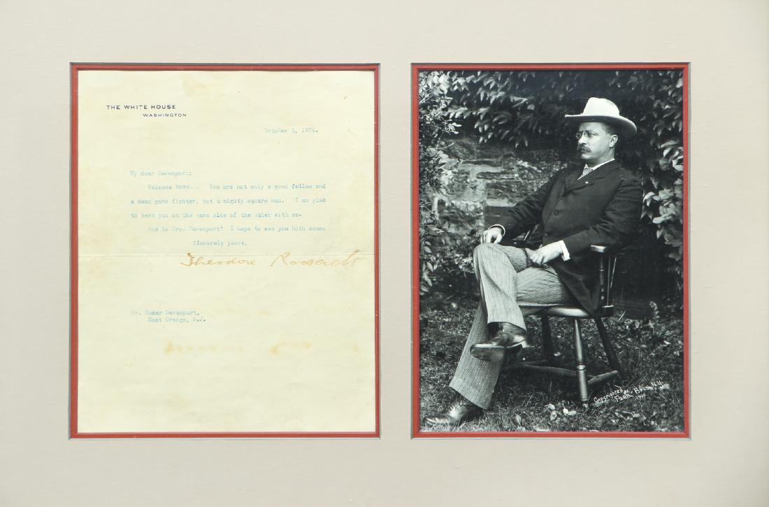 Theodore Roosevelt Signed Typed Letter (1 of 9)