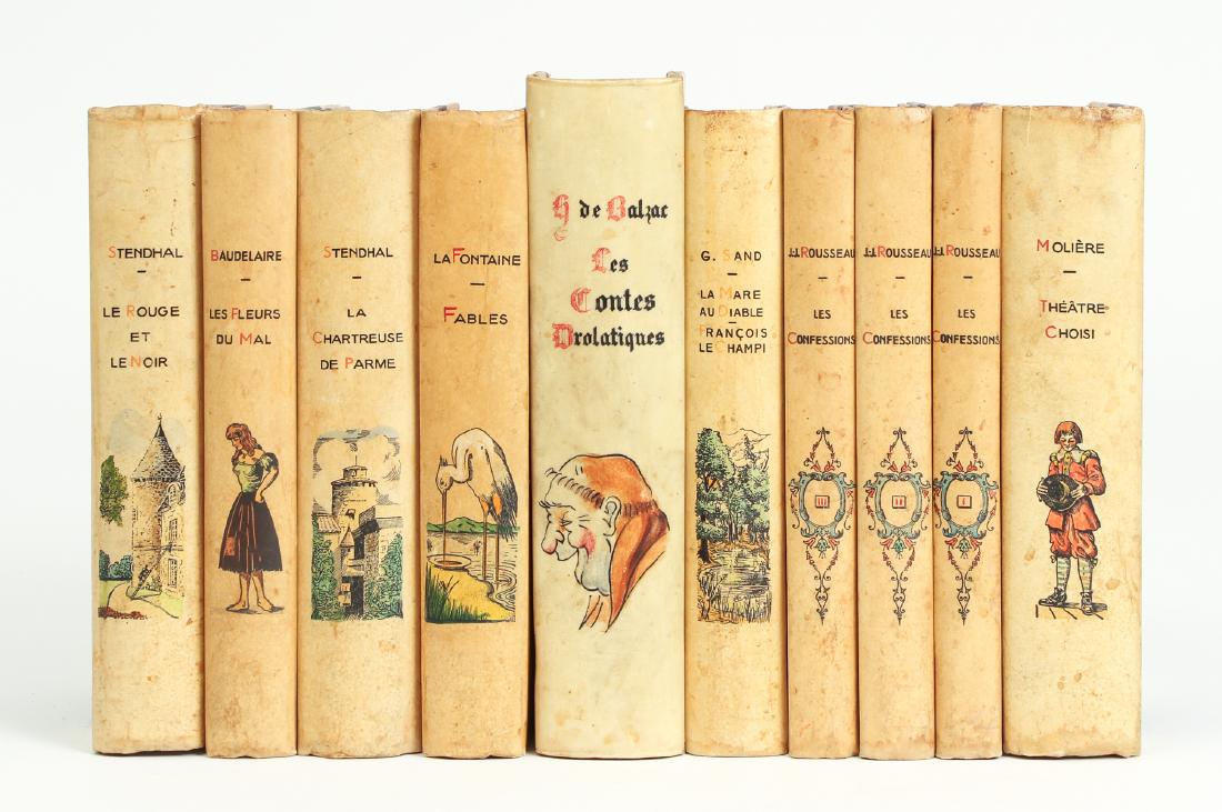 Baudelaire, Stendhal, Moliere, Balzac, Rousseau, 10 (1 of 17)
