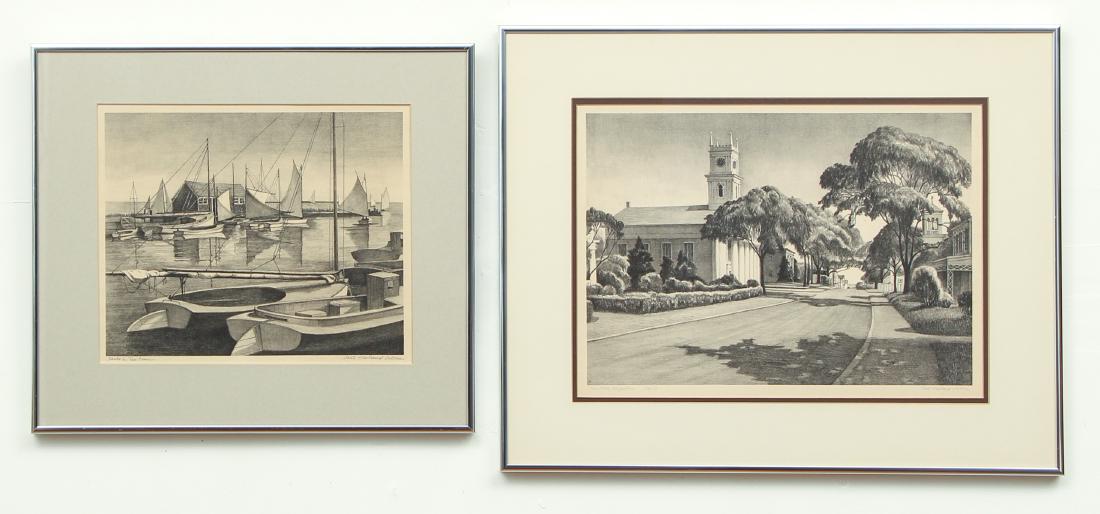 Pair of Ruth Haviland Sutton Etchings (1 of 11)