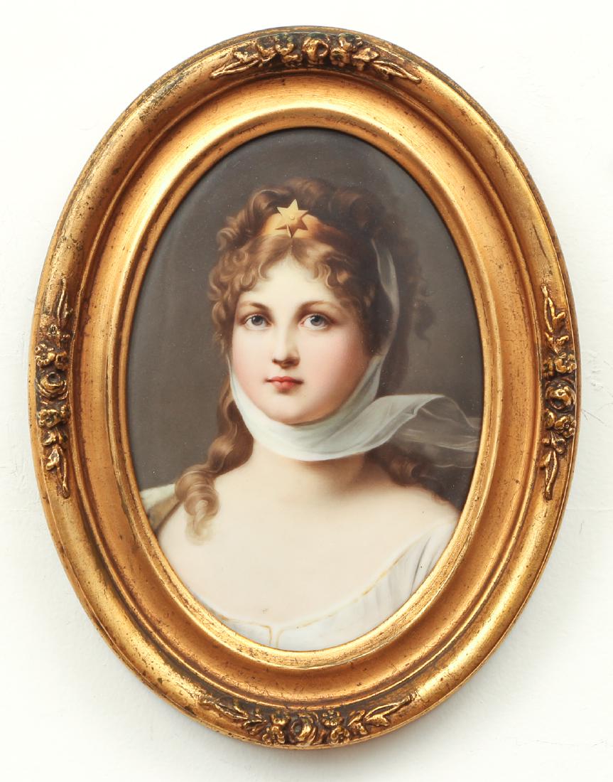 Queen Louise after Richter Painting on Porcelain (1 of 6)