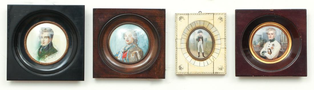 Four Napoleon and Related Miniature Paintings (1 of 9)