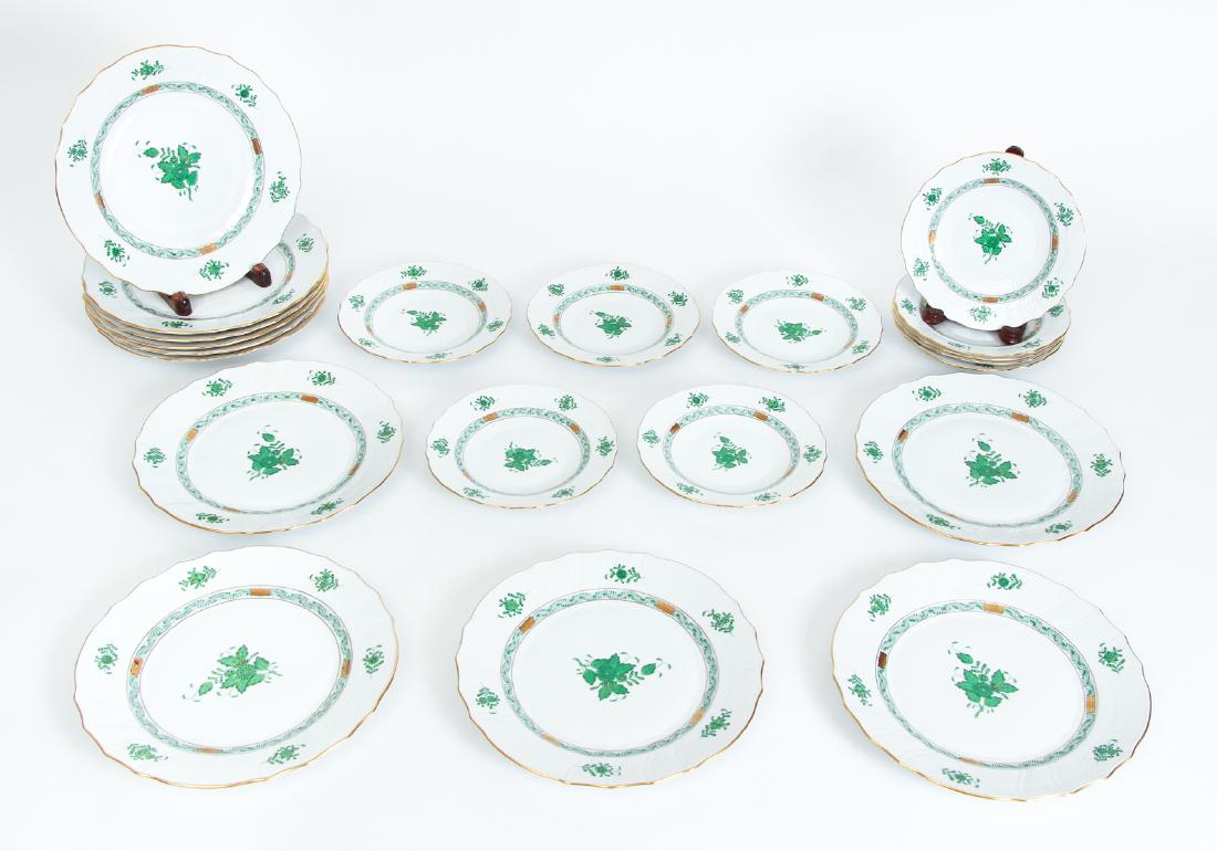 Herend Chinese Bouquet China Dinner and Salad Plates (1 of 11)