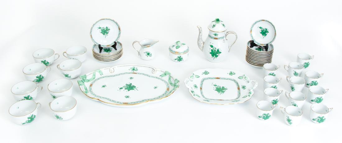 Herend Chinese Bouquet Coffee and Dessert Set (1 of 15)