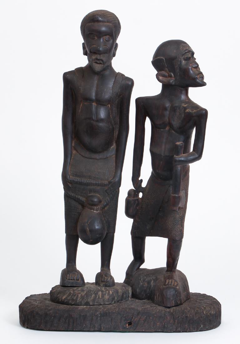 East African Carved Figural Group (1 of 8)