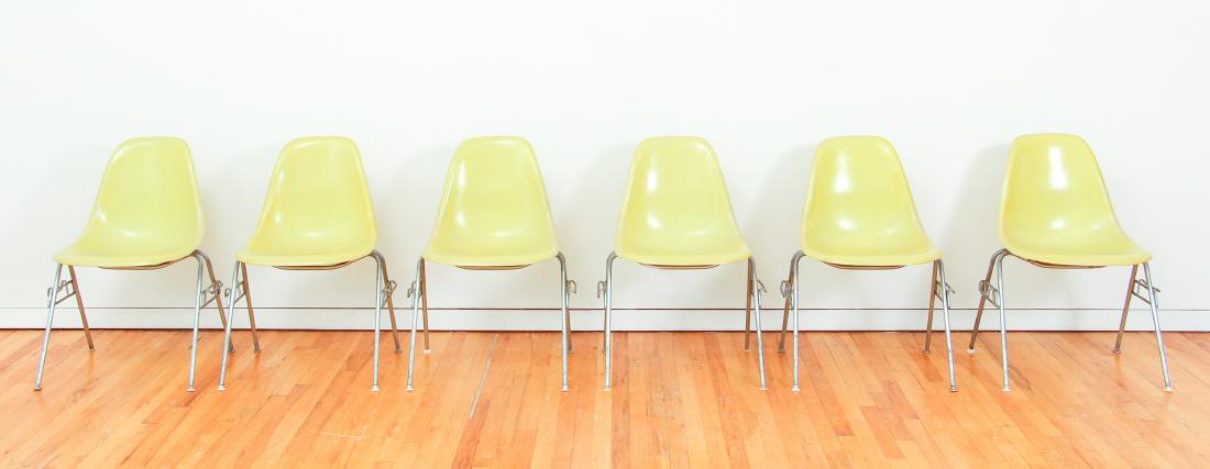 Six Herman Miller Shell Chairs by Eames (1 of 10)