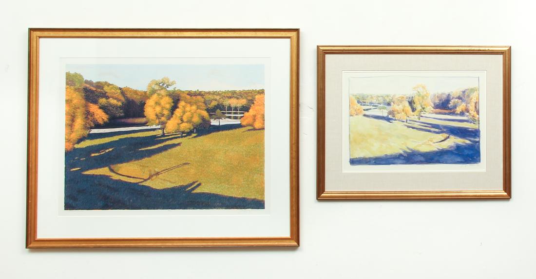 Gordon Mortensen Autumn Color Woodcut and Watercolor (1 of 13)