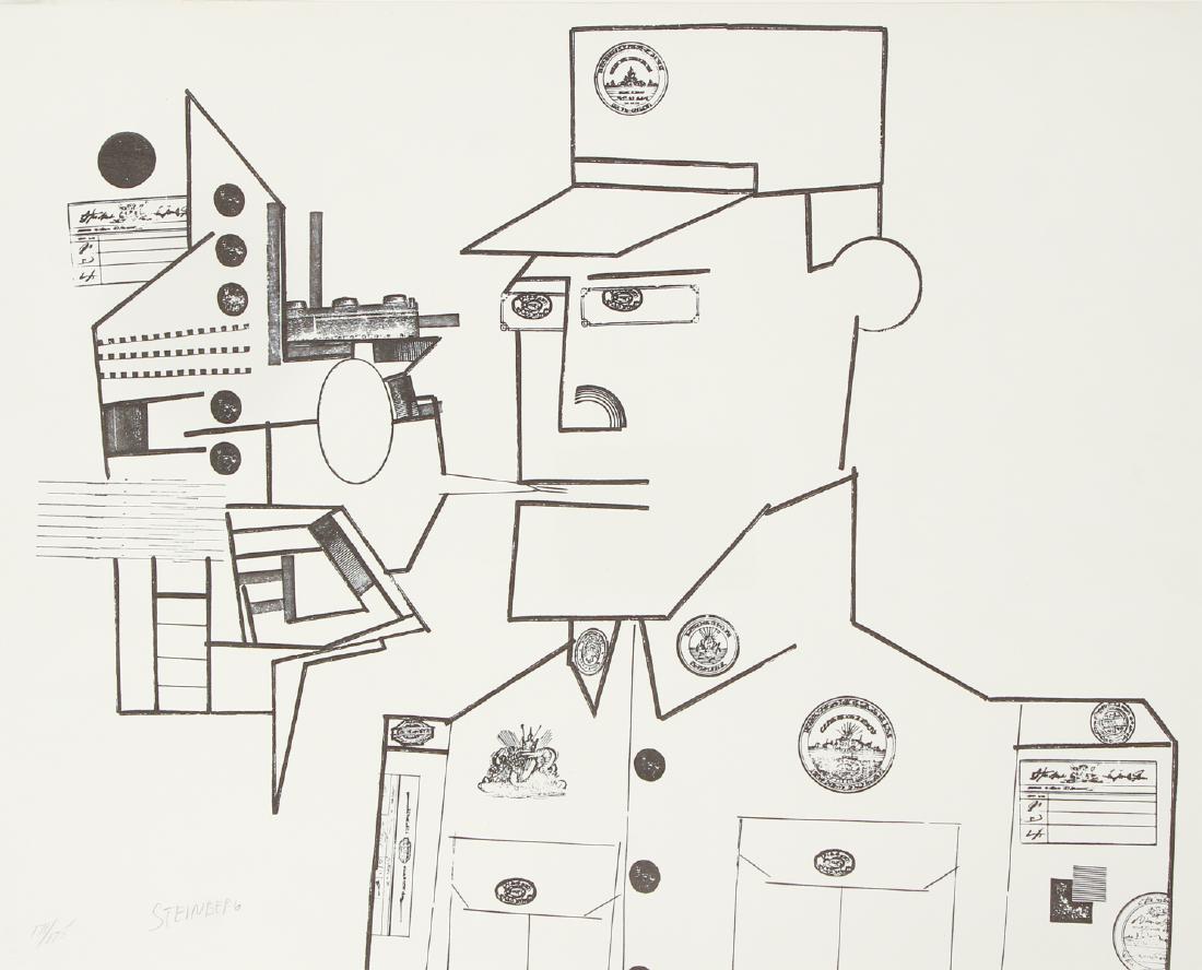Saul Steinberg The General orig litho (1 of 6)