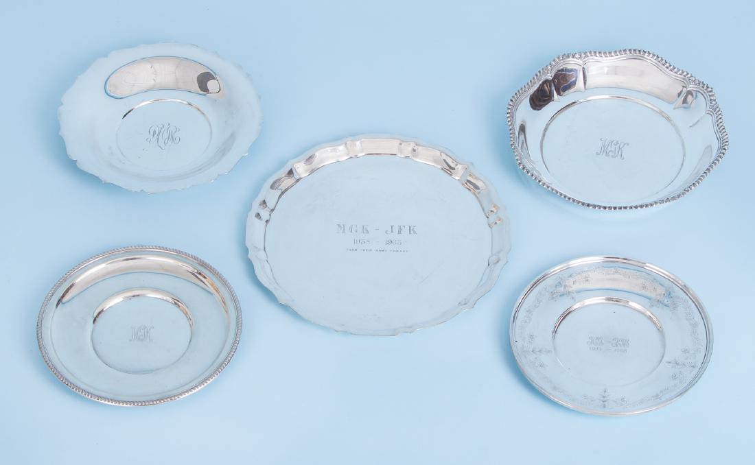 Five Sterling Silver Serving Trays (1 of 20)