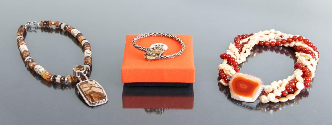 Three Pieces Sterling Silver Studio Jewelry Items (1 of 11)