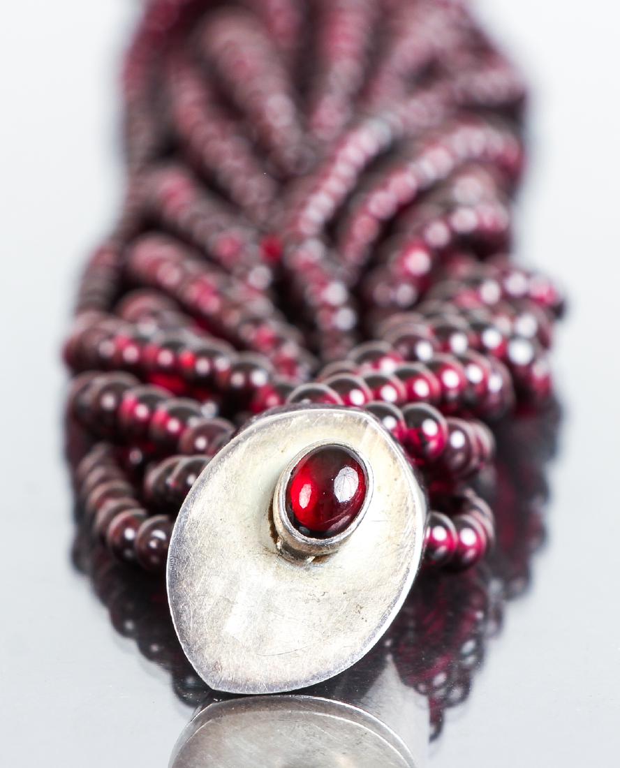Multiple Strand Garnet Bead Necklace (1 of 4)