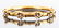 14 K Gold and Diamond Victorian Bracelet