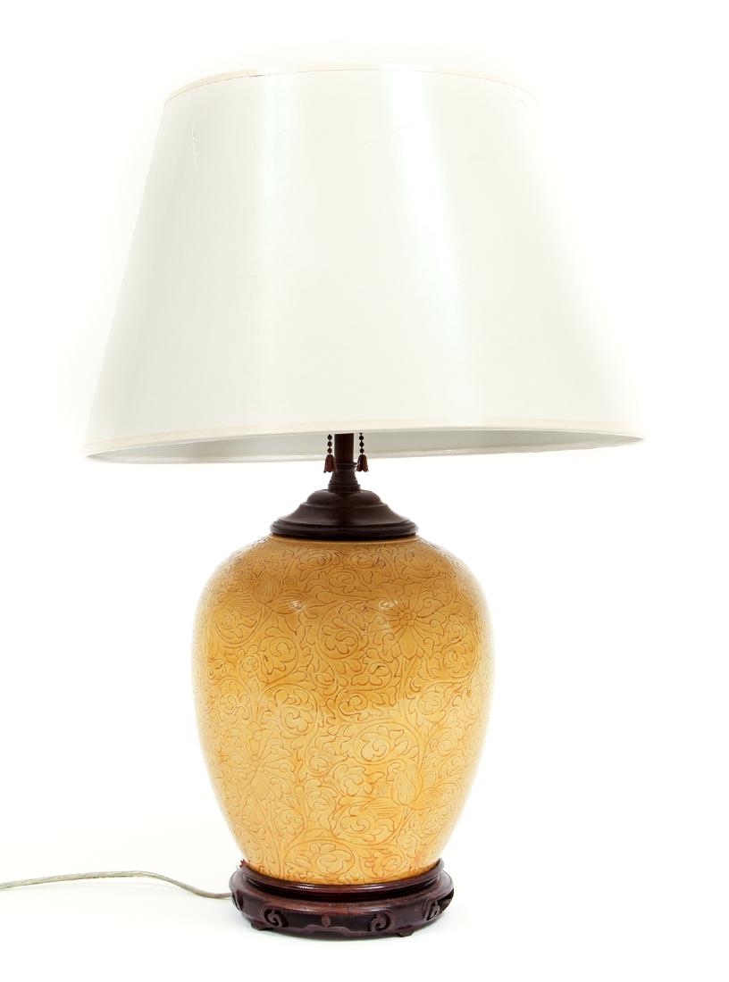 Antique Chinese Daoguang Yellow Vase (1 of 6)