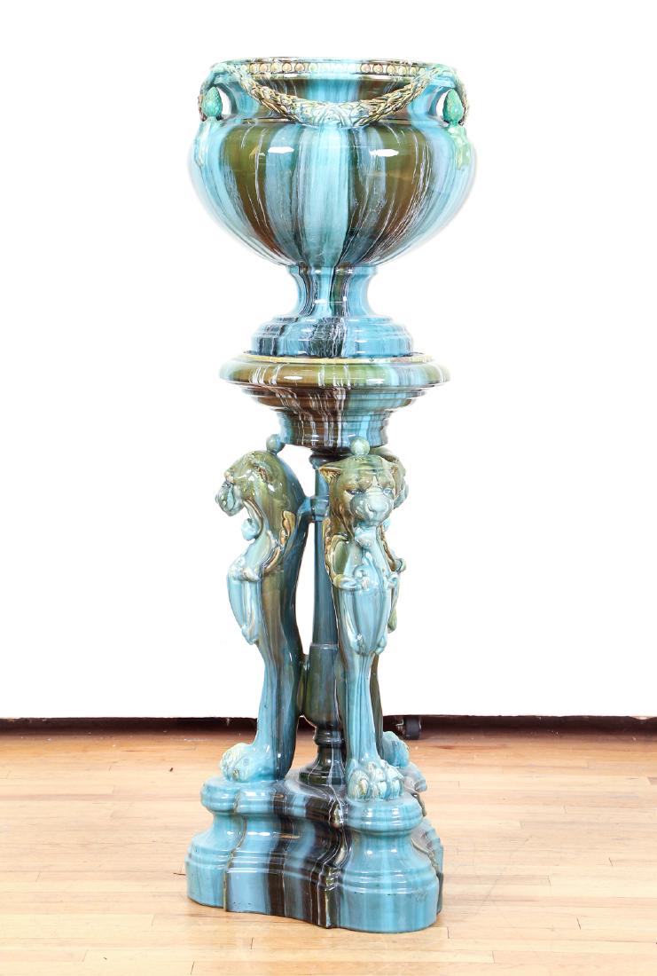 Continental Majolica Art Nouveau Jardiniere (1 of 11)