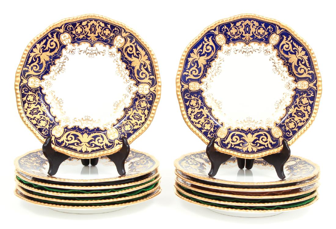 Twelve Coalport Plates (1 of 11)