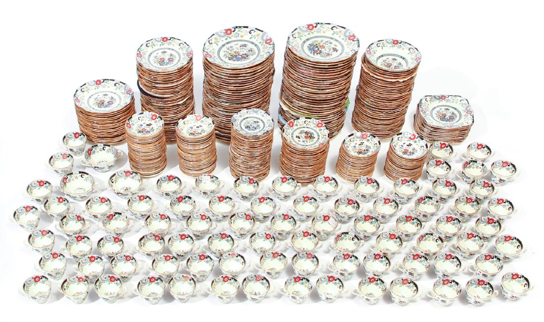 Large Set of Coalport Canton Pattern China (1 of 18)