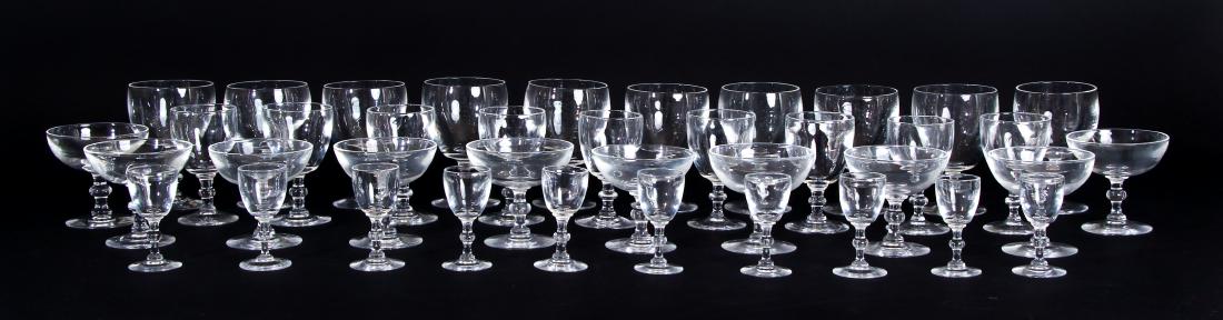 Large Group of Steuben Crystal Stemware (1 of 8)
