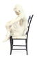 Alabaster and Bronze Sculpture of a Young Lady - 4