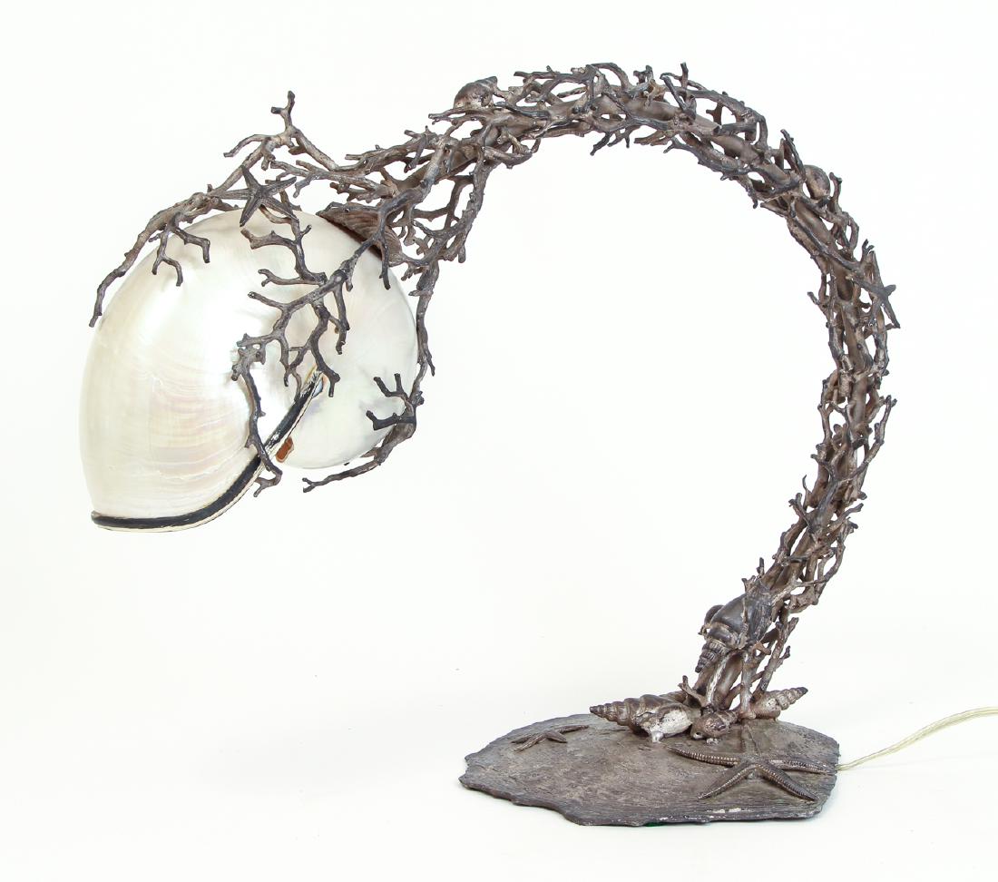 Nautilus Shell Desk Lamp (1 of 7)