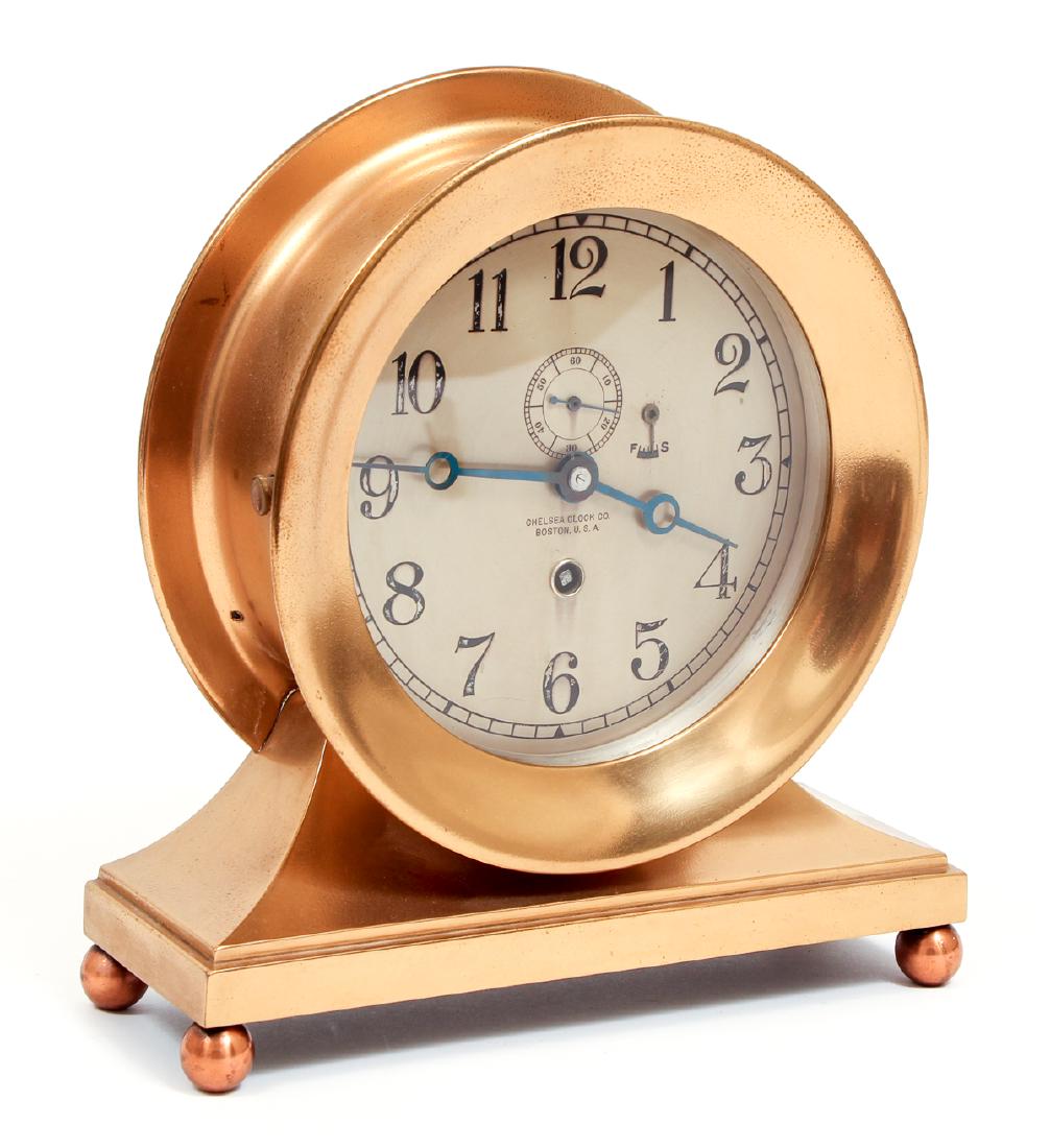 Chelsea Bronze Shelf Clock (1 of 8)